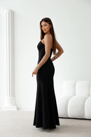 Elegancka Sukienka Maxi wieczorowa  MELISA czarna