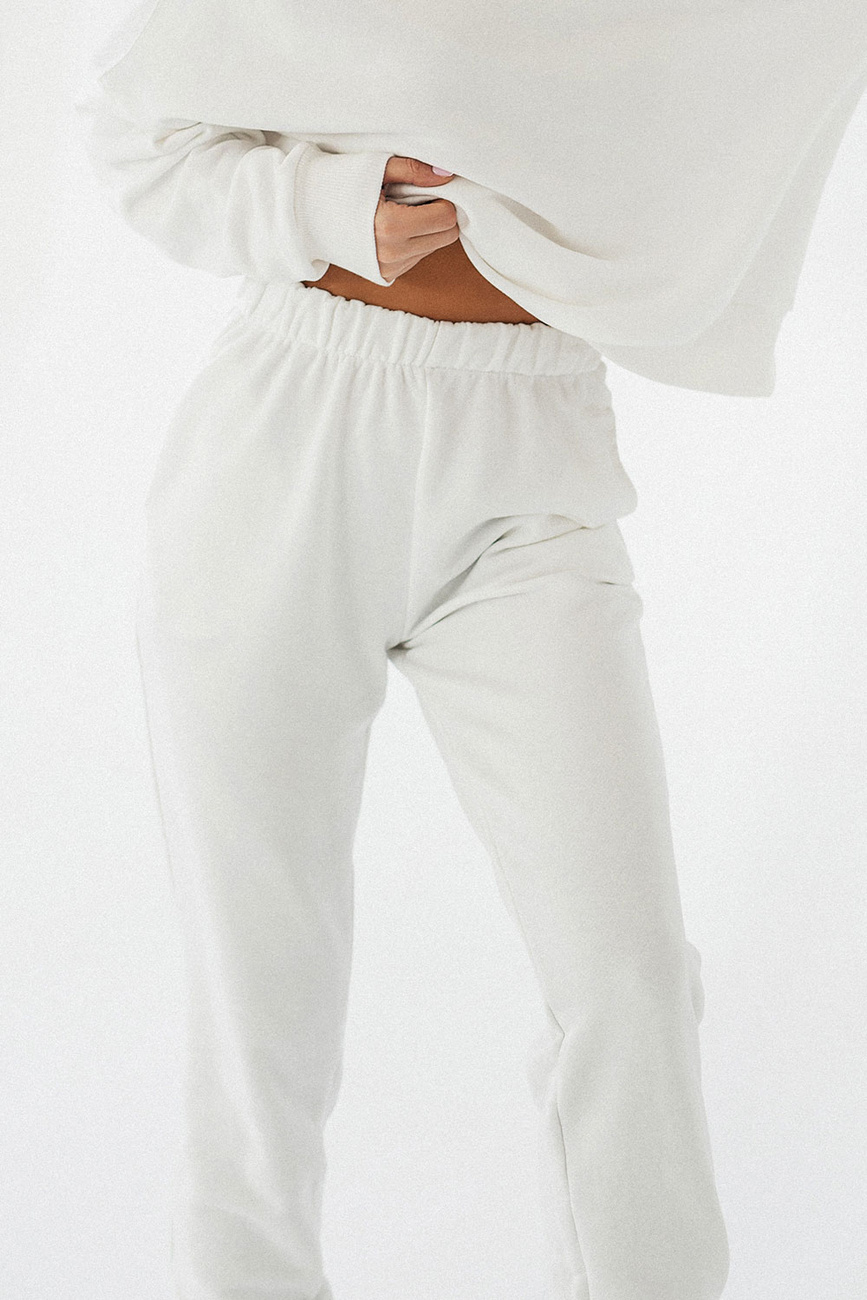 śmietankowe Joggery Morelli