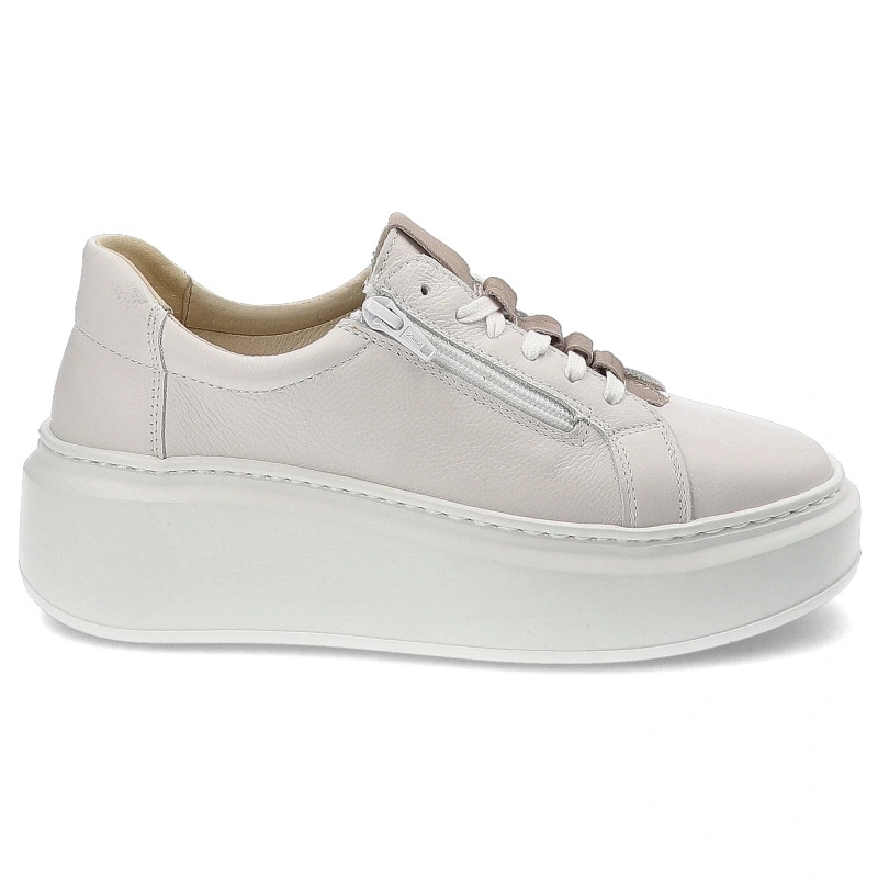 Sneakersy Wasak Stylowe Buty Damskie Na Platformie- biały