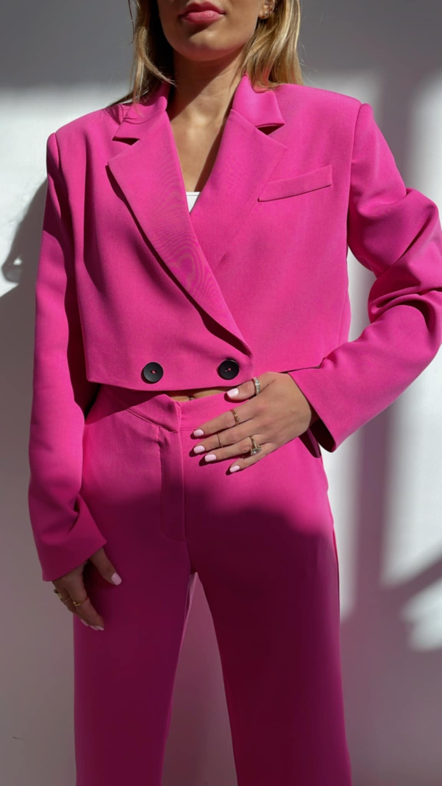 Komplet damski GARNITUR SET COSMO- FUKSJA