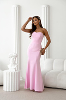 Elegancka Sukienka Maxi wieczorowa  MELISA różowy