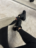 Botki damskie sneakersy ocieplane ze skóry naturalnej czarne