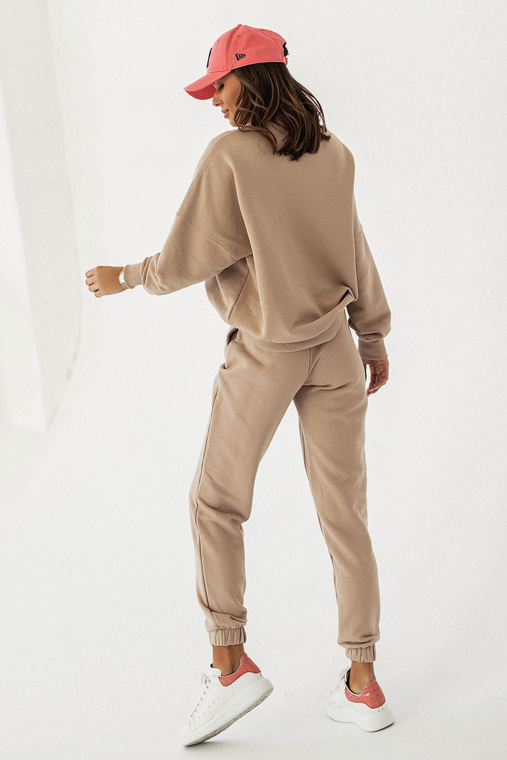 Beżowa Bluza Oversize Morelli