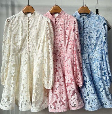 Elegancka mini Sukienka CHICMOOD błękitny