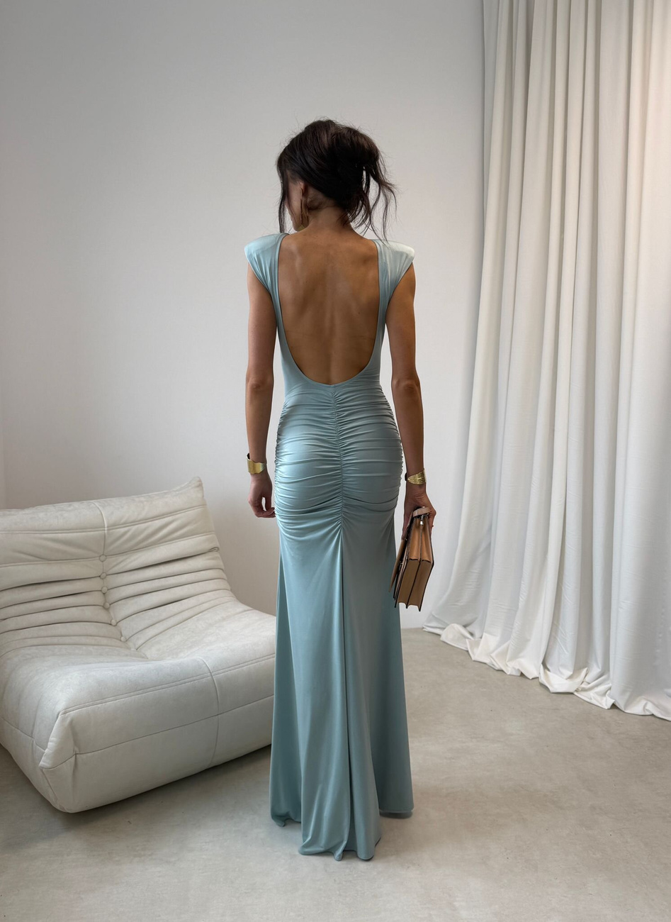 Aurelia - sukienka maxi w kolorze miętowym