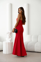 Elegancka Sukienka Maxi wieczorowa  MELISA czerwony