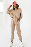 Beżowa Bluza Oversize Morelli