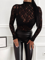 KORONKOWA BLUZKA Venezia Czarna