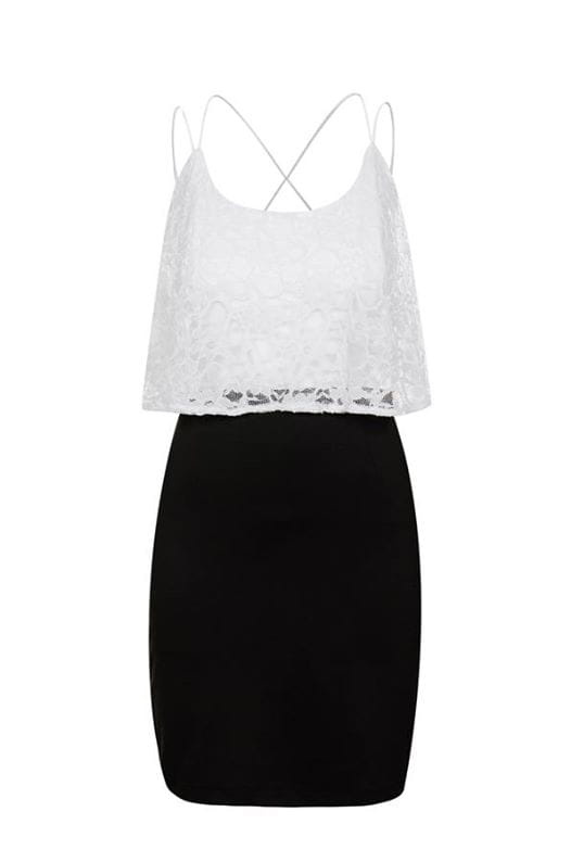  Milly Mała Czarna Sukienka Ołówkowa Do Pracy Na Ramiączkach
