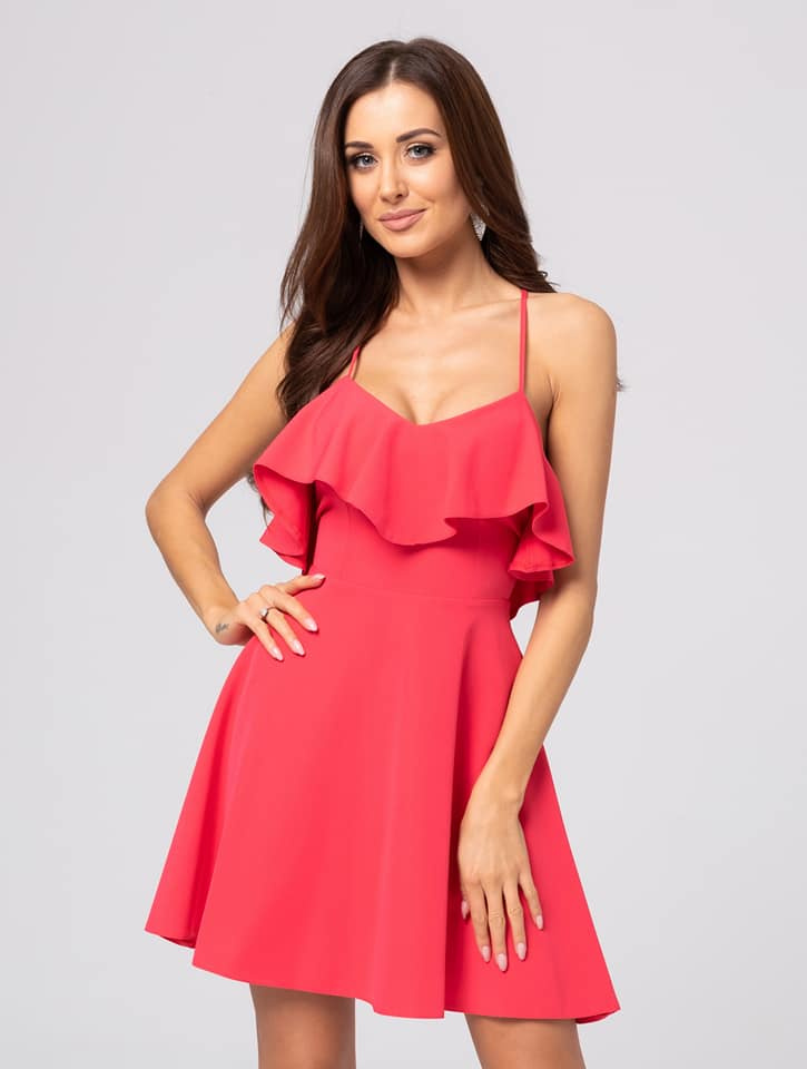 Sukienka Megan-koral