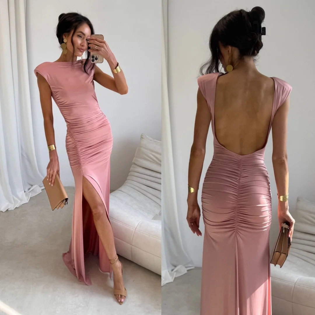 Aurelia - sukienka maxi w kolorze różowym