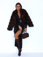ELEGANCKA DOPASOWANA SUKIENKA MAXI Ava czarna