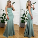 Elegancka Sukienka Maxi wieczorowa  MELISA miętowa