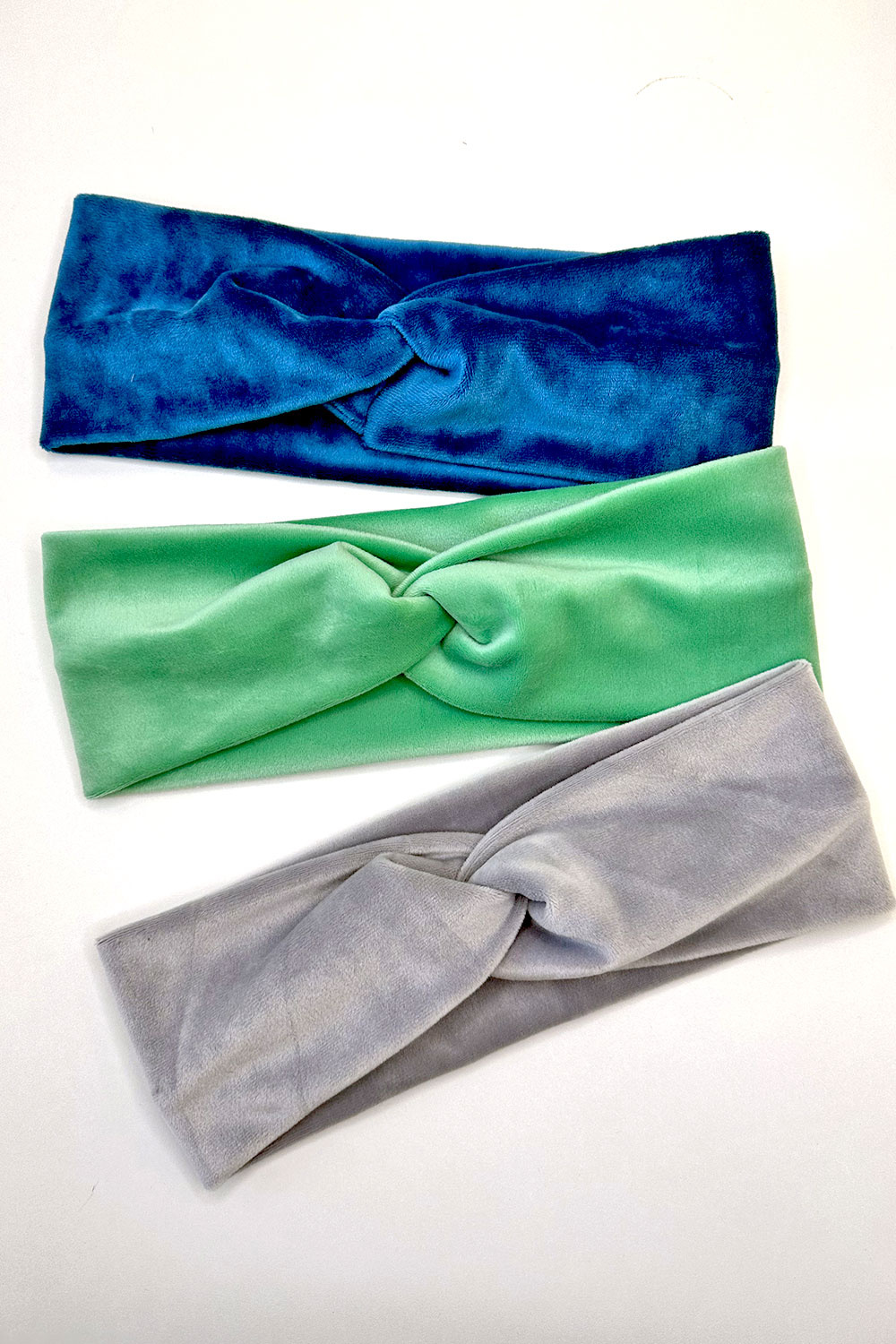 Welurowa Zielona Opaska Na Głowę Shelli