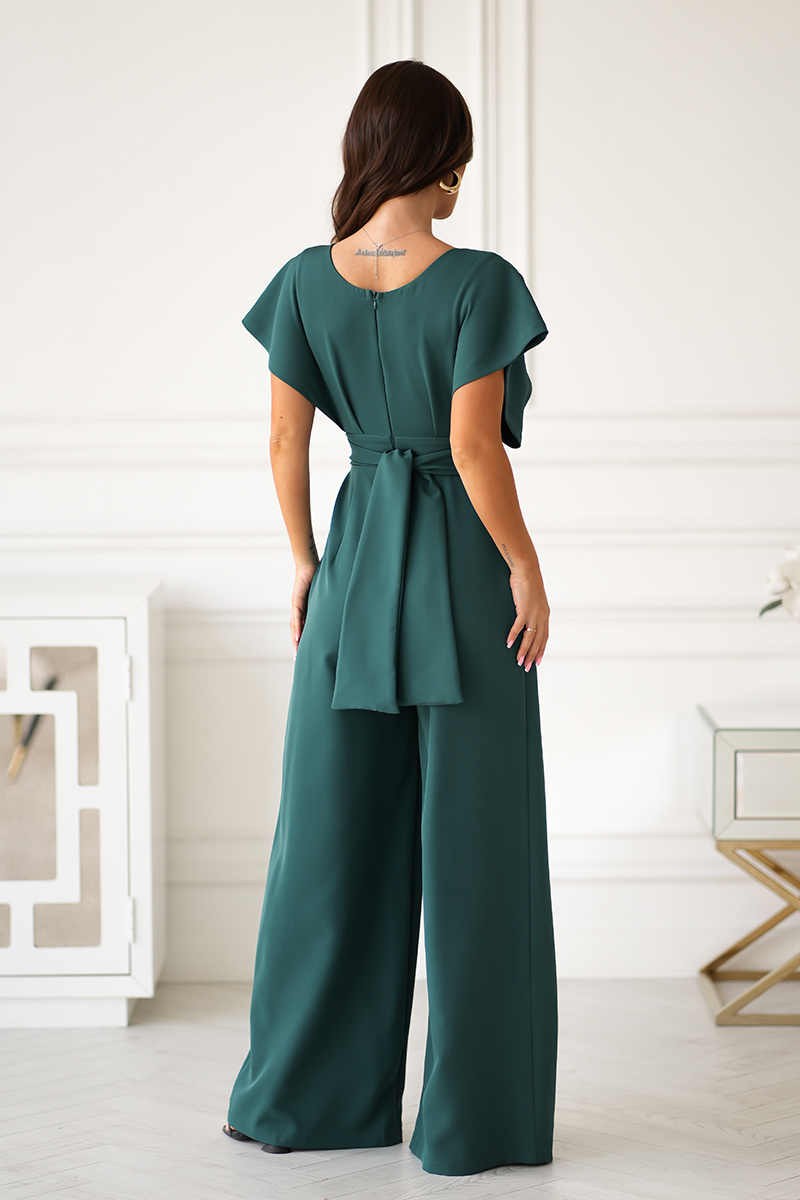 Elegancki KOMBINEZON Z ZAKRYTYMI RAMIONAMI-  butelka