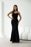 Elegancka Sukienka Maxi wieczorowa  MELISA czarna