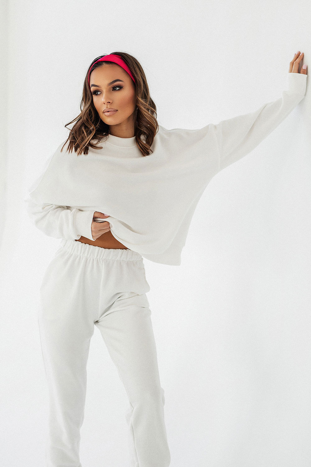 śmietankowa Bluza Oversize Morelli