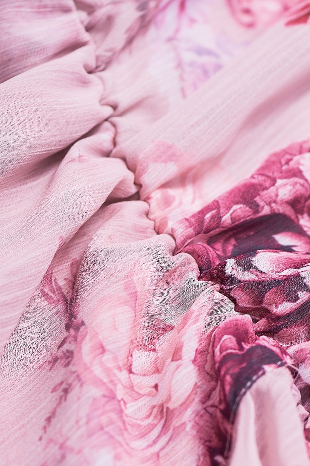  Dolores Maxi Wieczorowa Różowa Sukienka Rozkloszowana Na Sylwestra
