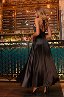 Sukienka  wieczorowa Still  Maxi satin-czarny