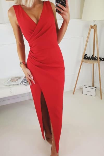 Sukienka Laura- czerwony